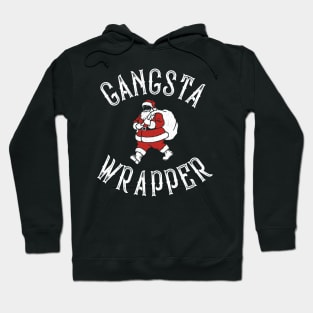 Gangsta Wrapper Christmas Santa Hoodie